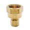Thrifco Plumbing No. 66 5/8 Inch x 3/4 Inch Lead-Free Brass Compression FIP Adapter 6966022 - alternate 2